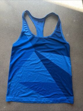 Under Armour Blue Geometric Racerback Tank